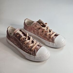 Convers All Star Glitter Pink Junior Size 2